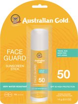 Australian Gold SPF 50 Face Guard Stick - 14 gr - crème solaire
