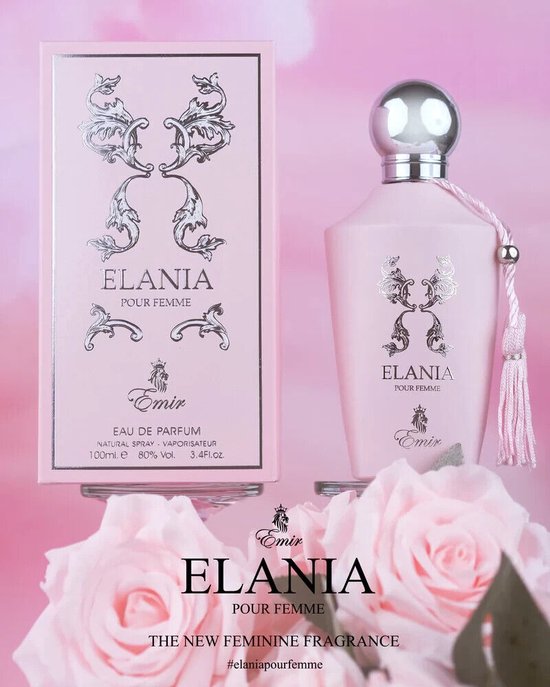 Paris Corner Emir Elania EDP - Luxe bloemige en fruitige geur voor