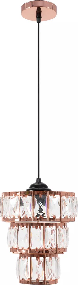 TooLight Hanglamp APP1104-1CP - E27 - Ø18.5 x 22.5 - Rosé Goud