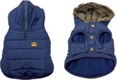 Manteau pour chien Puffer S - 40cm bleu