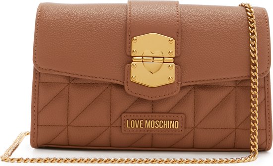 Love Moschino Dames Crossbody tas/Handtas Kunstleer - Bruin