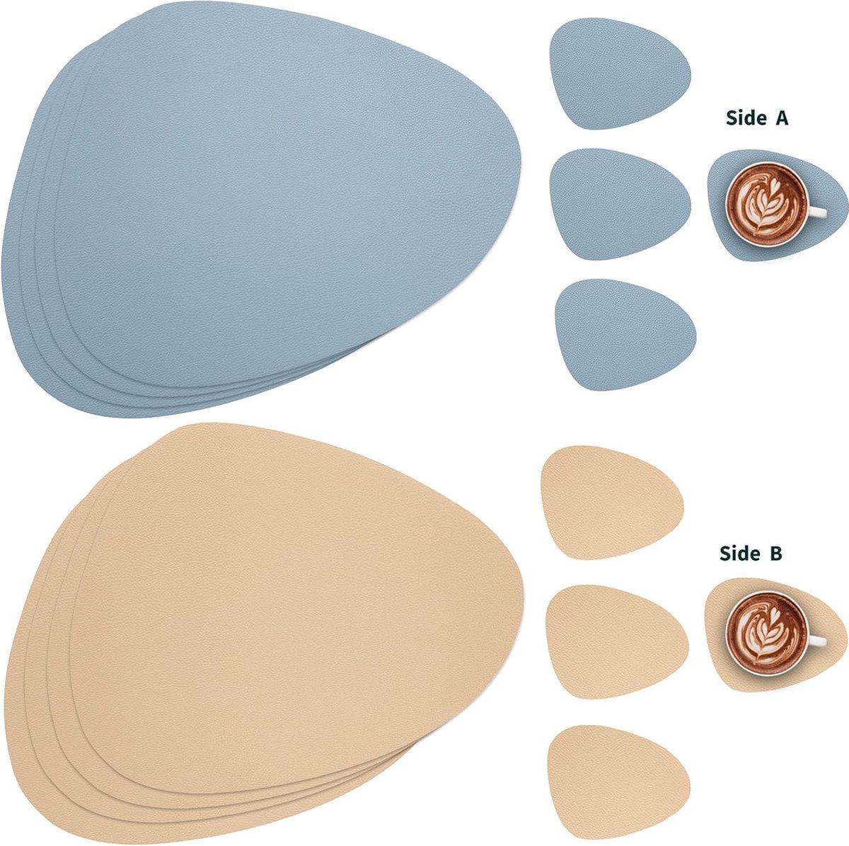 placemats Set / High-quality placemat ,6pieces