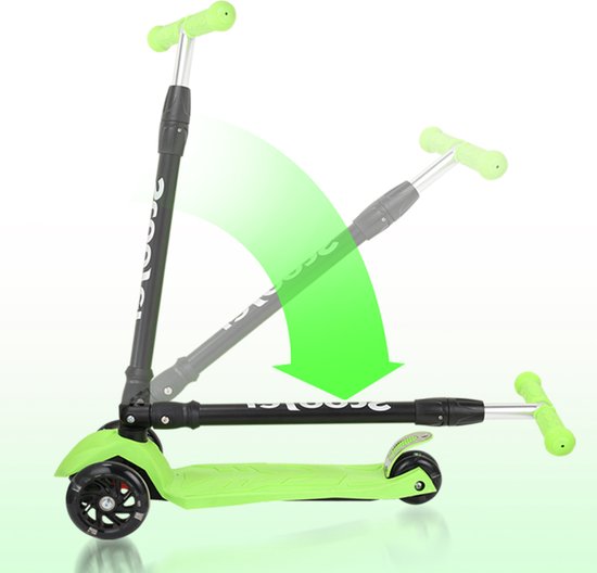 Kidiz KIDIZ® X-Pro2 kinderstep, driewieler met PU-led-lichtgevende
