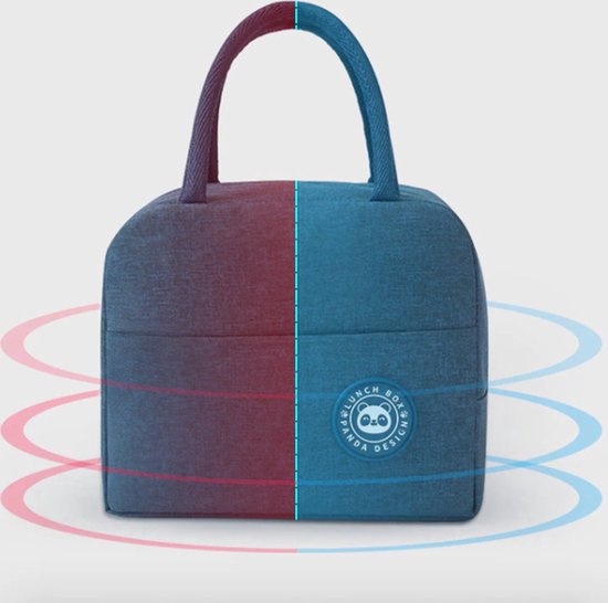 Sac isotherme déjeuner - lunch bag adultes - enfants - lunch box - sac pique-nique - sac isotherme - coolbag - étanche - lunch bag - sac isotherme - Zwart