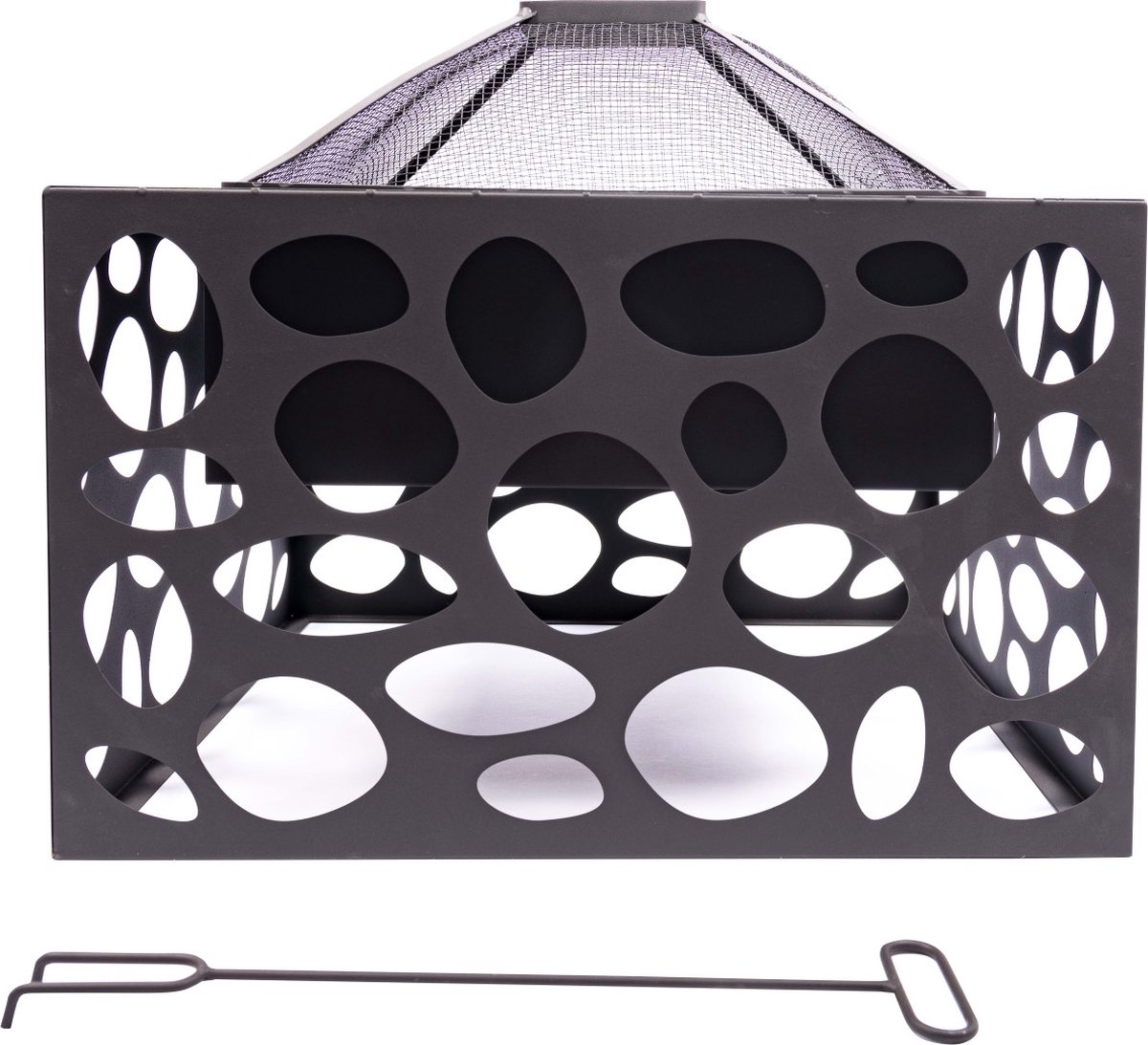 RedFire Mikor Fire Bowl with Grill Grate - Ø 55 cm - Black