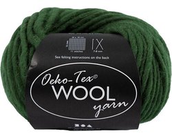 Wolgarens, groen, L: 50 m, 50 gr/ 1 bol - Incl. Gift