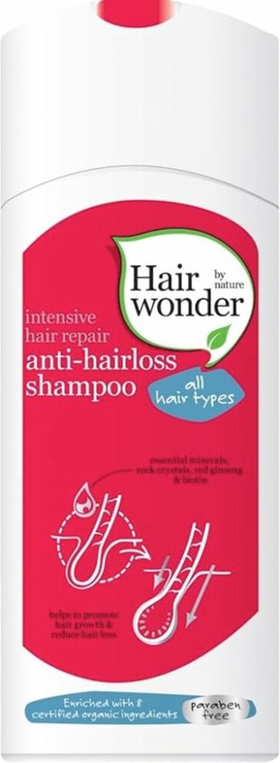 Foto: Hennaplus hairwonder anti hairloss 200 ml shampoo