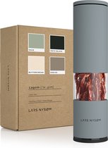 LARS NYSØM - Chilimolen 'Lagom' - Roestvrij Stalen Snijblad - Design Kruidenmolen - Cool Grey