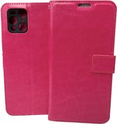 Portemonnee Book Case Hoesje Geschikt voor: Oppo Find X3 Pro - roze
