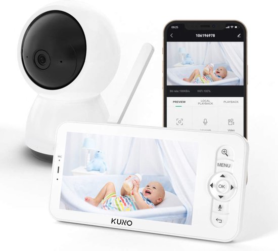 Imou WiFi Bewakingscamera Binnen 3K (5MP) 360° Verbonden Smartphone