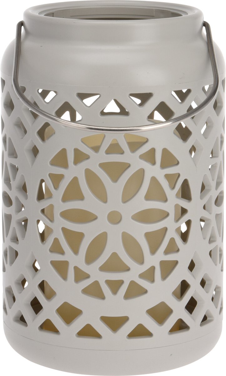 LED LANTAARN D12XH19CM CREME