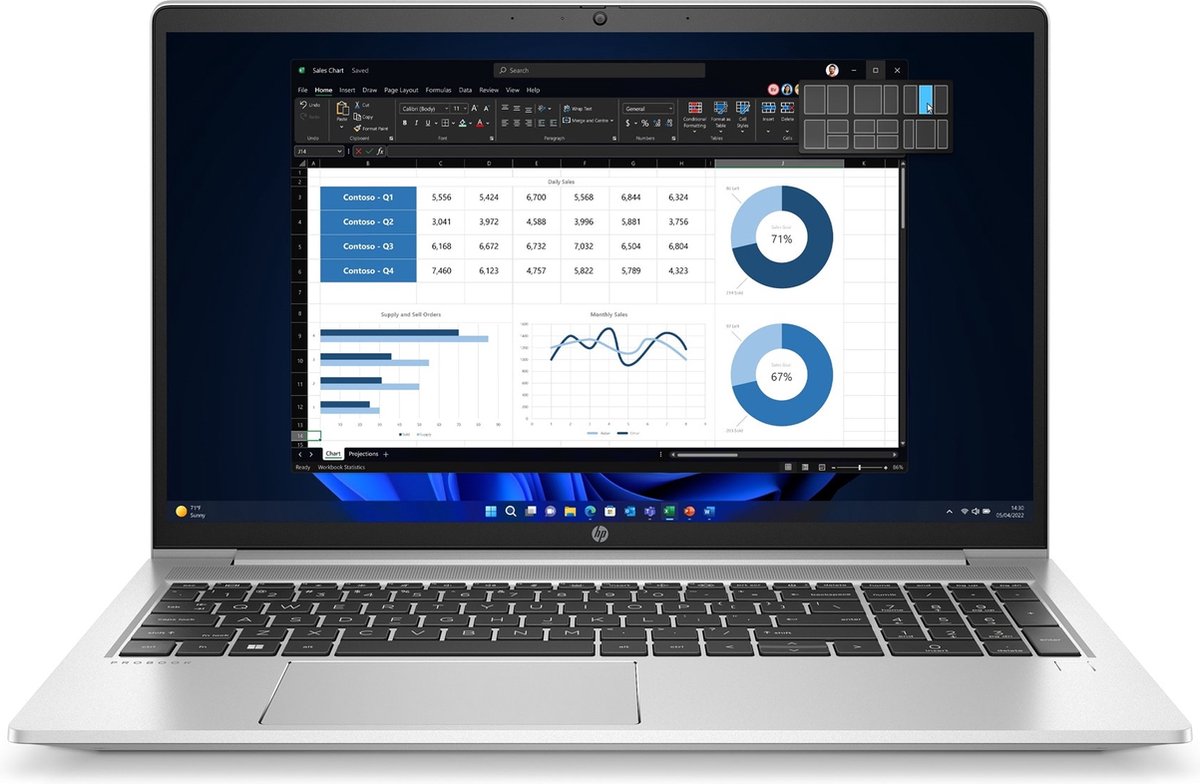 HP ProBook 450 G9 i7-1260P 512GB 16GB 15.6 15.6 FHD W11PRO | bol