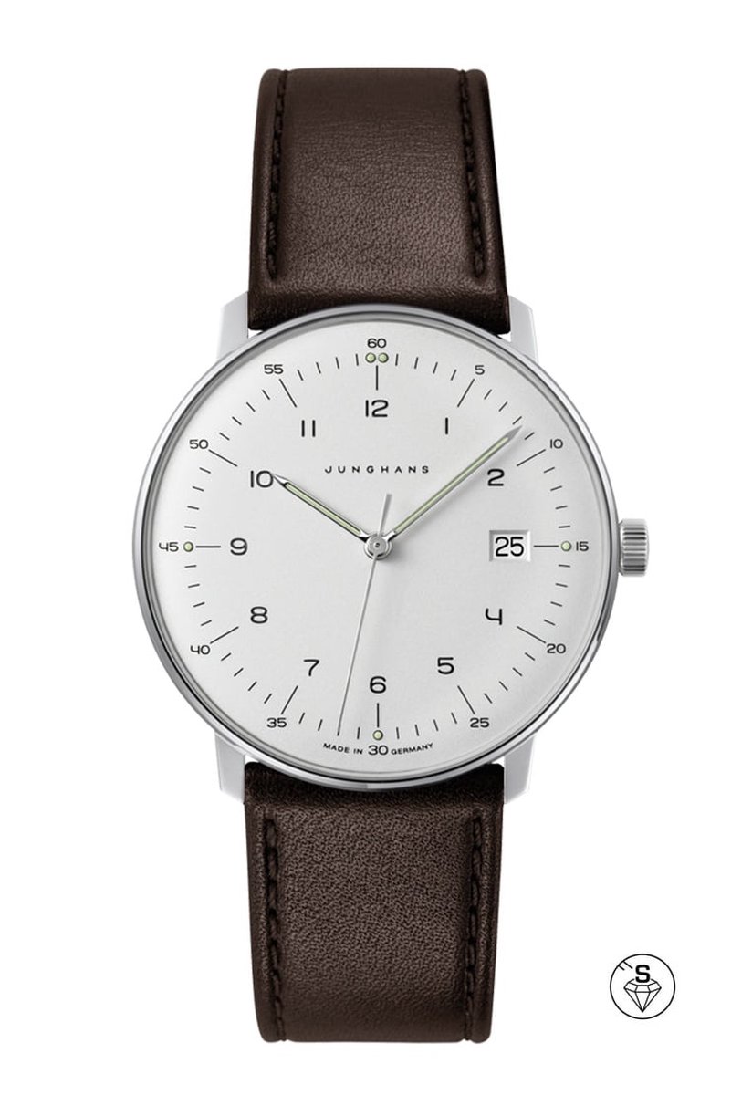 Junghans Max Bill Quartz 41-4461.02 - heren horloge - dames horloge - luxe horloge - vintage horloge - cadeautip