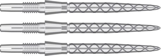Foto: Target darts swiss point storm diamond dart points 3 pack set van tips 26mm zilver sp dart point veranderen professionele darts accessoires