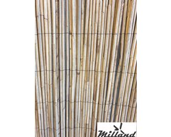 Balkonscherm van riet (100cm x 600cm) - Rieten mat voor privacy op balkon incl. bevestigingsmateriaal - rietmat - natuurlijk - Balcony screen