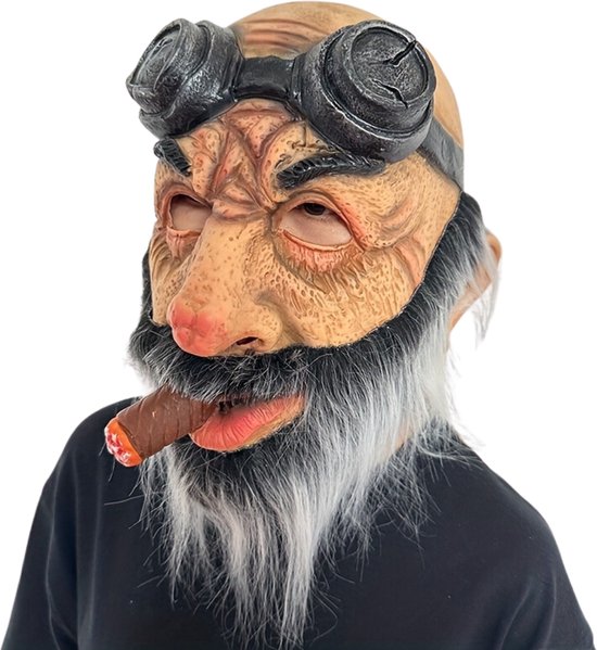 JRYXDS 4 stuks zwart masker heren mannen volwassenen dames krijger half gezicht maskers Halloween cosplay decoratie voor carnaval afstudeerfeest Pasen