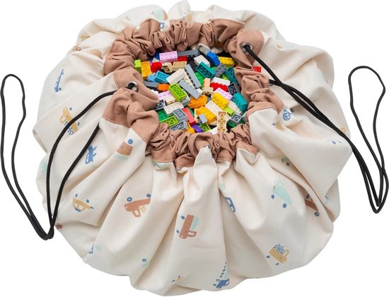 Play & Go - Sac de Rangement/Couverture de Jeu - Big Cars