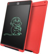 LCD Tekentablet Kinderen "Rode" 12 inch - Cadeau - Reisspeelgoed - Speelgoed - Meisjes - Cadeau - Kerst - LCD Tekenbord - Kinderen - eWriter - Writing Tablet - 3 Jaar - 4 Jaar - 5 Jaar - 6 Jaar - 7 Jaar - 8 Jaar