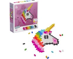 foto van Plus-Plus - Puzzle By Number - Unicorn - Constructiespeelgoed - Set Met Bouwstenen - 250 Delige Bouwset - Bouwspeelgoed - Vanaf 5 Jaar