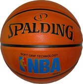 Spalding NBA Logoman Soft Grip Basketball - Oranje