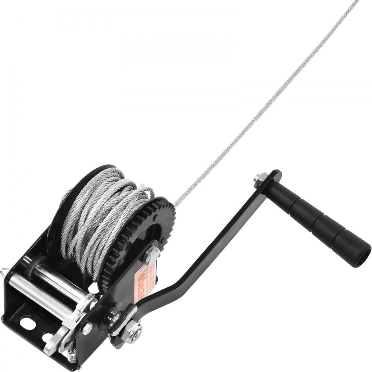 BOOMSTART Treuil manuel très résistant, 270 kg, avec sangle de 6 m, treuil manuel pour remorques