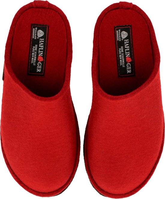 Haflinger pantoffels dames en heren Manhattan Clog 391001, grootte:37, kleur:Blauw
