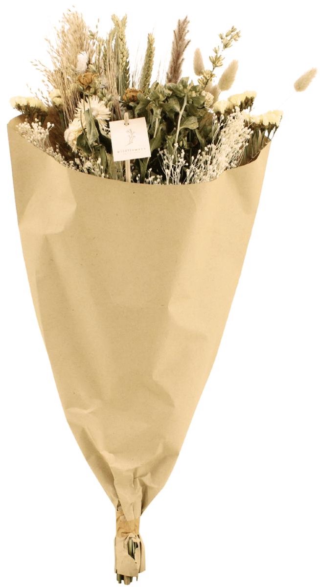 Droogbloemen Field Bouquet Natural - Ø25 - ↨60cm -