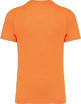 SportT-shirt Heren L Proact Ronde hals Korte mouw Fluorescent Orange 100% Polyester