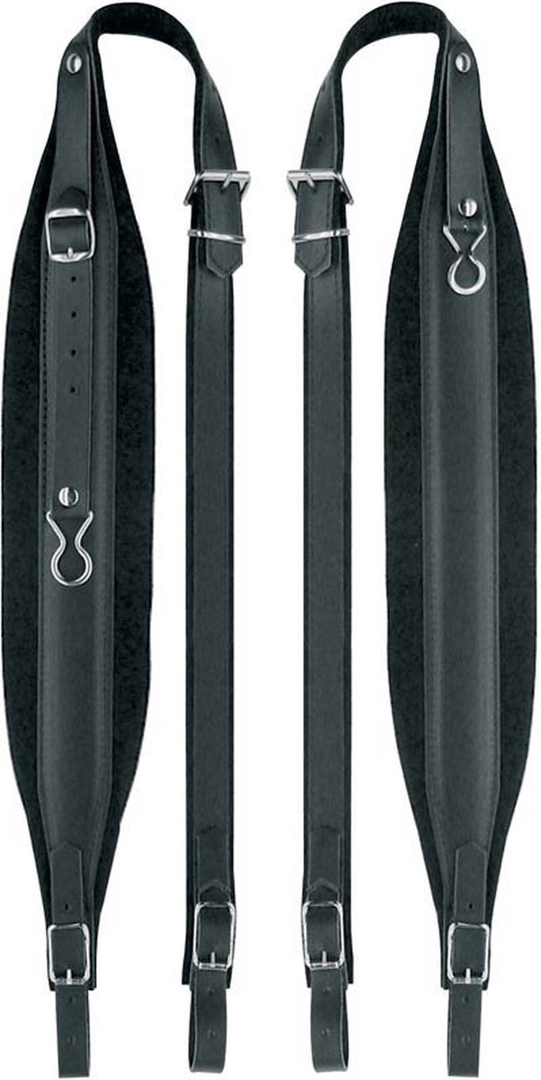 Boston 100-X-LV Accordeonriemen, 120 bas, 10cm breed, nerfleer en velours