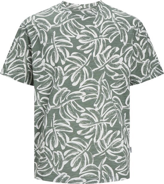 JACK&JONES JORLAFAYETTE AOP TEE SS CREW NECK LN Heren T-shirt - Maat S