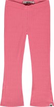 Stains and Stories girls rib pants flared Meisjes Broek - bubblegum - Maat 110