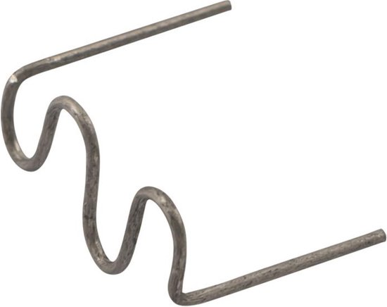 Een enkele golfvormige metalen niet.