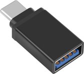 DrPhone TA1 USB C naar USB 3.0 OTG Adapter – Type C mannelijk naar USB 3.0 Vrouwelijk Converter – Zwart