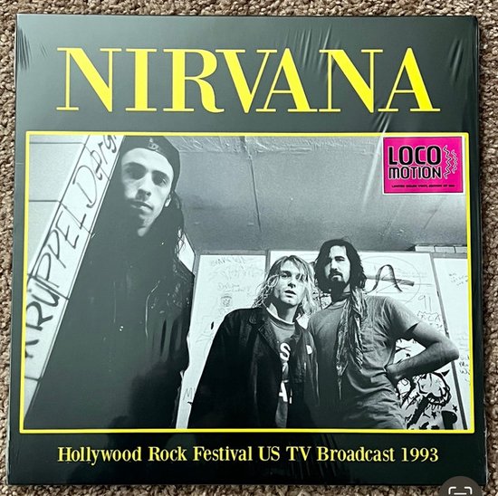 Nirvana – Hollywood Rock Festival US TV Broadcast 1993 Dubbel LP