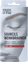 Swiss o Par - Wenkbrauw- en wimperverf Bruin 1 set