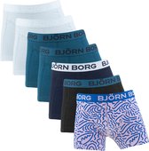 Björn Borg jongens cotton stretch 7P boxers basic print multi - 146/152
