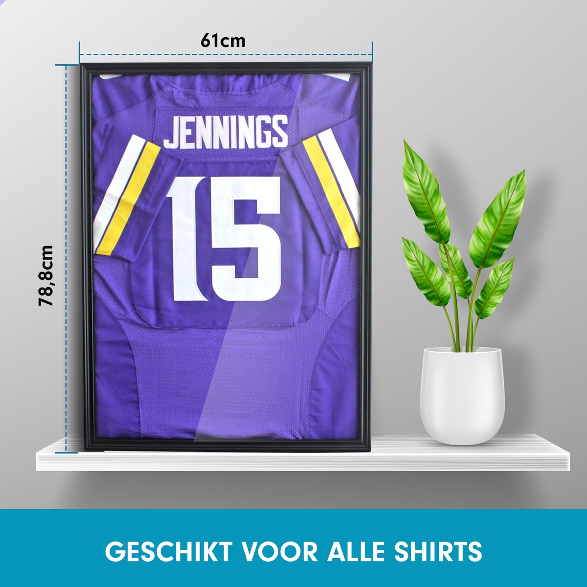 Een voetbalshirt episch inlijsten - Gelijk Inlijsten