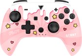 DragonShock - POPTOP COMPACT BT - Manette compacte sans fil Bluetooth Sweet Pink compatible Nintendo Switch - Switch Lite - Switch OLED