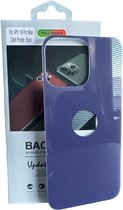 Armid Fiber Achter glas beschermer Geschikt voor: Apple iPhone 14 Pro Max (Deep Purple) Achterkant Temper Glass Protector - Back Screen Protector