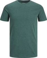 Jack & Jones T-shirt Jjeorganic Melange Tee Ss O-neck No 12222887 Storm/melange Mannen Maat - L