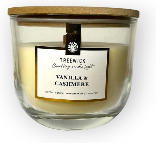 Treewick geurkaars Vanilla & Cashmere