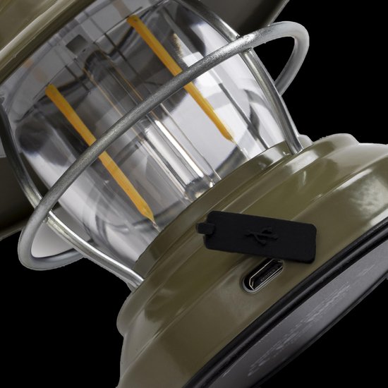 Barebones MINI EDISON LANTERN OLIVE - 2AA USB - Tafellampen elektrisch - Olive van Barebones — afbeelding 2