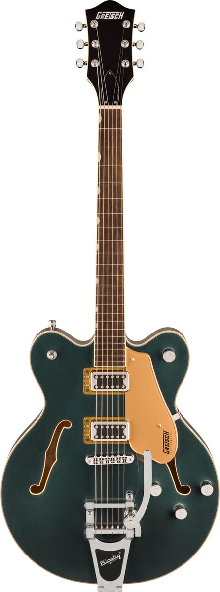 Gretsch G5622T Electromatic Center Block Bigsby Cadillac Green semi-akoestische gitaar