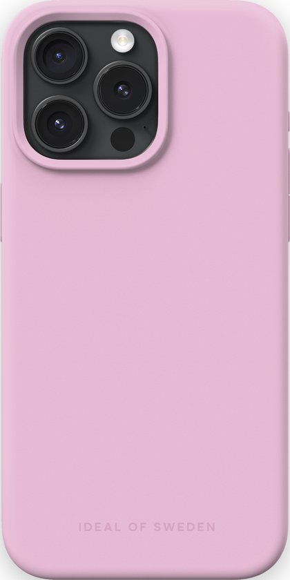 iDeal of Sweden Silicone Case iPhone 15 Pro Max Bubblegum Pink
