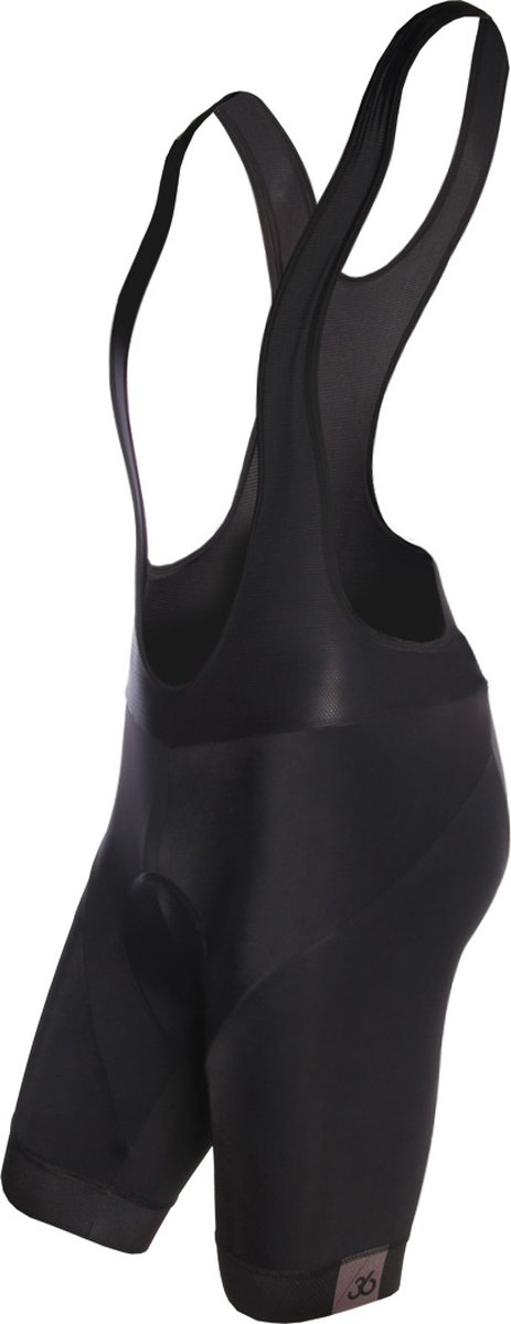 Fietsbroek Dames - EcoRACER (Grijs logo), Zwart - Dames
