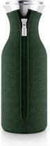 Eva Solo Fridge Karaf met Hoes - Emerald Green - 1L - Drupvrij - Neopreen Hoes