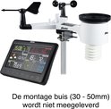 Alecto weerstation met windmeter, regenmeter, windvaan en display. Montagebuis niet meegeleverd.