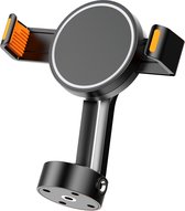 Ulanzi MagSafe telefoonklem magnetisch — Passend voor 5-7 inch telefoons — Meerdere opnamehoeken — Eenvoudige bediening — Zwart/ Oranje