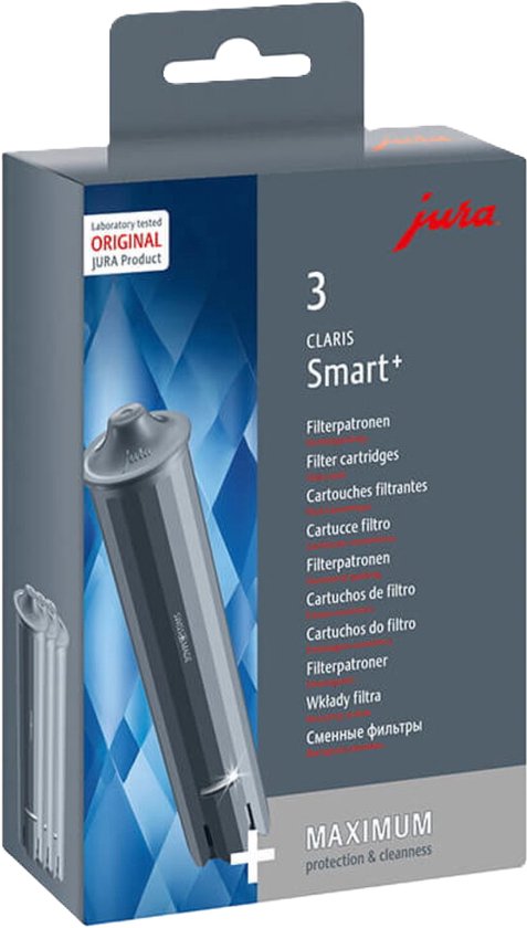 Jura Claris Smart + Waterfilter - 3 stuks - Vernieuwde versie - JURA
