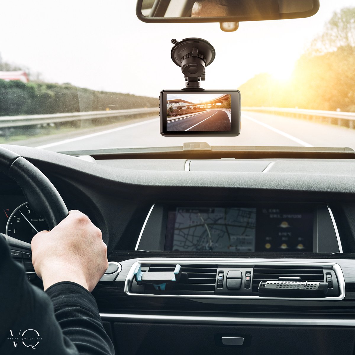 Dashcam Voor Auto Camera Voor 1080p Full HD - Incl. 64GB SD-kaart - Nachtvisie – foto 5